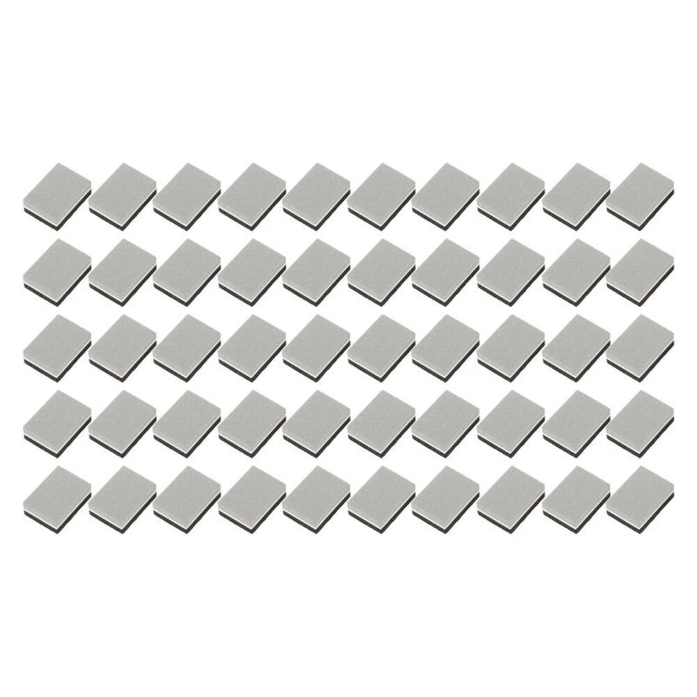 Two-color Mini Block Nail Buffers for DIY Black Gray 50 Pcs